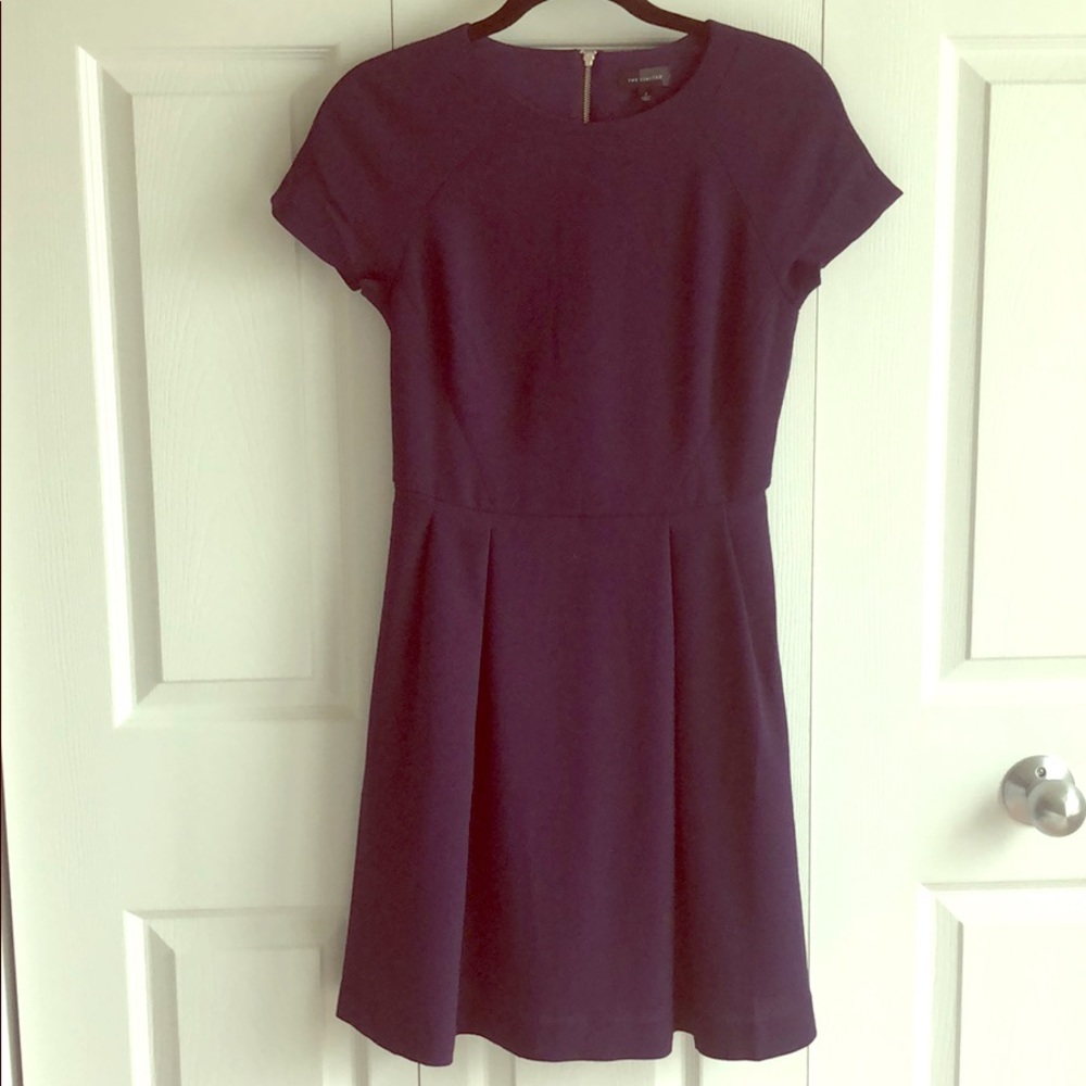 Pretty purple dress with cap sleeves